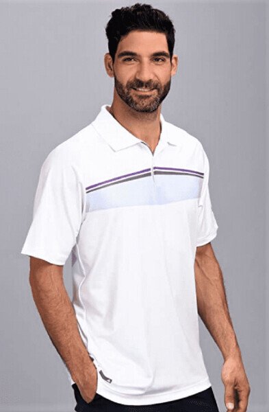 Adidas Golf Мужское поло с коротким рукавом Climalite Textured - ADIDAS (1)
