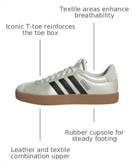 adidas Women's VL Court 3.0 Shoe - 1