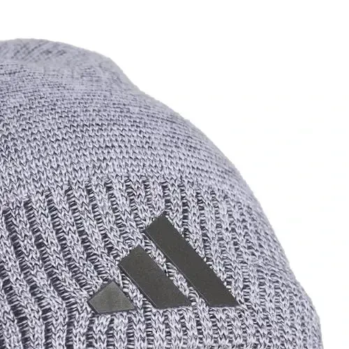 adidas Mens Creator Beanie – Standard Fit Knit Qishki bosh suyagi shapkasi - 3
