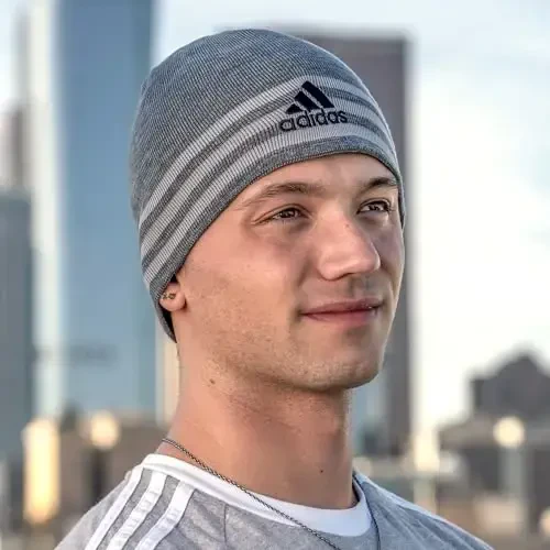 adidas Men's Griggs Brimmer Beanie - 6