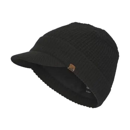 adidas Men's Griggs Brimmer Beanie with Brim | Warm Double-Layer Knit, Soft Stretch Fabric, Snug Coverage, Cold-Weather Ready - adidas