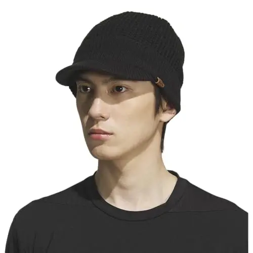 adidas Men's Griggs Brimmer Beanie with Brim | Warm Double-Layer Knit, Soft Stretch Fabric, Snug Coverage, Cold-Weather Ready - 5