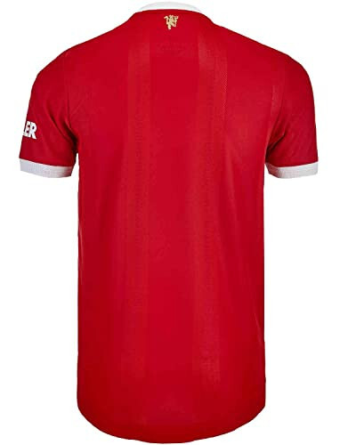 Adidas Men's Manchester United Home Authentic Soccer Jersey 2021/22 (Large) Red - 2