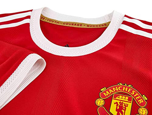 Adidas Men's Manchester United Home Authentic Soccer Jersey 2021/22 (Large) Red - 3