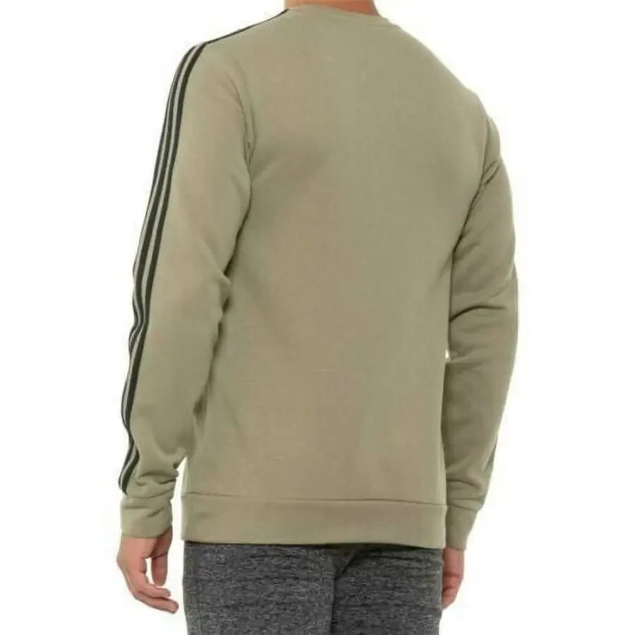 Adidas Men's Primegreen Crew Neck Sweatshirt Long Sleeve Sweater Pullover 3 Stripes Orbit Green, Size XXL - 2