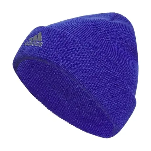 adidas Men's Team Issue Beanie, Standard Fit Cuffed Acrylic Knit Hat/Cap for Winter - 2