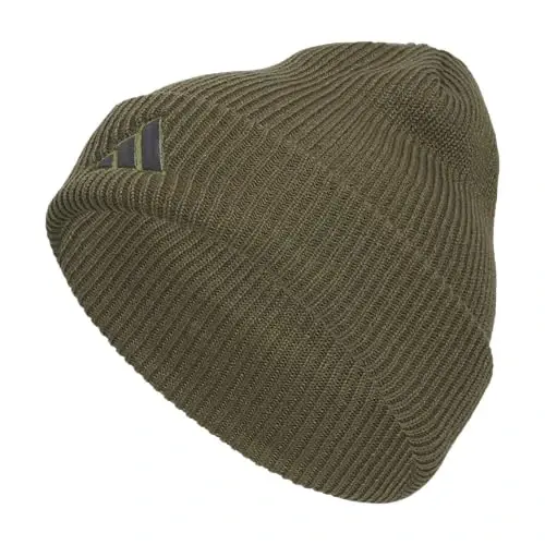 Adidas Men's Team Issue Beanie – Standard Fit Winter Knit Hat - 1