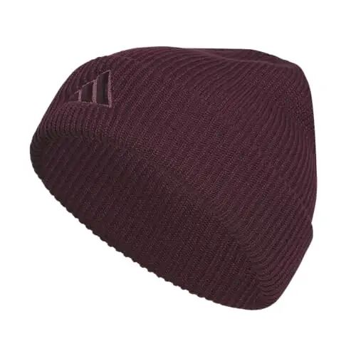 adidas Men's Team Issue Beanie | Warm Double-Layer Knit, Soft Stretch Fabric, Snug Coverage, Cold-Weather Ready - adidas
