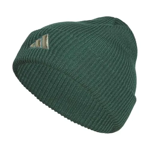 adidas Men's Team Issue Beanie | Warm Double-Layer Knit, Soft Stretch Fabric, Snug Coverage, Cold-Weather Ready - 1