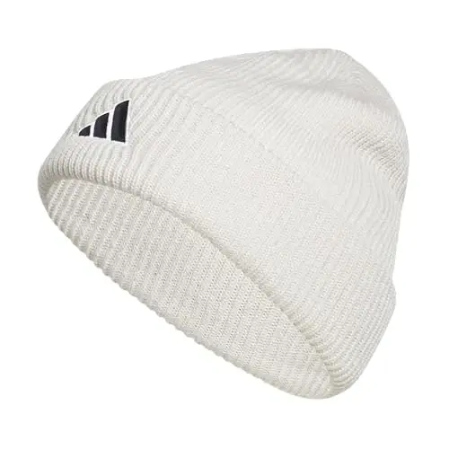 adidas Men's Team Issue Beanie | Warm Double-Layer Knit, Soft Stretch Fabric, Snug Coverage, Cold-Weather Ready - 1