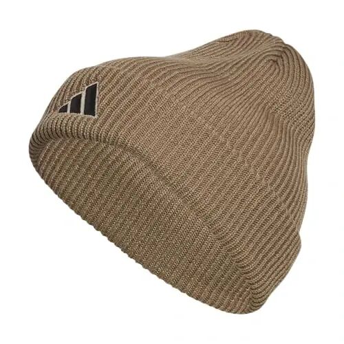 adidas Men's Team Issue Beanie | Warm Double-Layer Knit, Soft Stretch Fabric, Snug Coverage, Cold-Weather Ready - ADIDAS