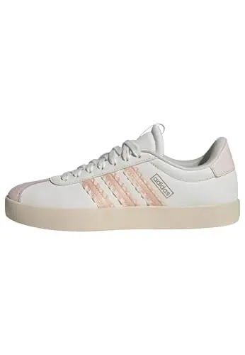 adidas Womens Vl Court 3.0 Lace Up Sneakers Shoes Casual - Blue 