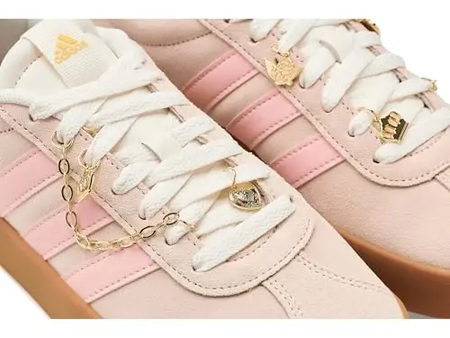 adidas Womens Vl Court 3.0 Lace Up Sneakers Shoes Casual - Blue - 2