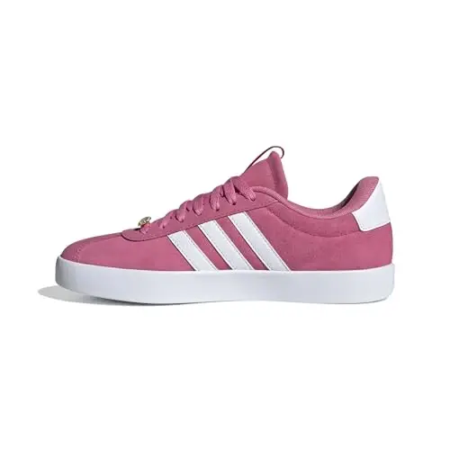 adidas Womens Vl Court 3.0 Lace Up Sneakers Shoes Casual - Blue - 1