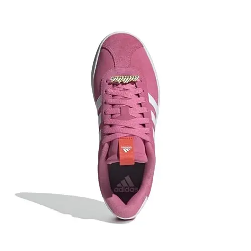 adidas Womens Vl Court 3.0 Lace Up Sneakers Shoes Casual - Blue - 2