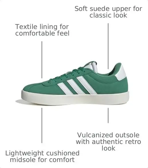 adidas Women's VL Court 3.0 Shoe - ADIDAS