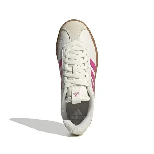 adidas Women's VL Court 3.0 Sneakers | Casual Shoes, Skateboarding-Inspired, Low-Cut, T-Toe, Lace Closure, Lightweight Cushioning, Standard Fit, For Everyday Wear - 3