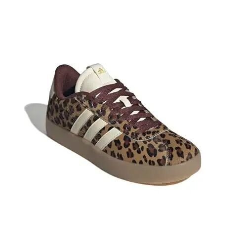 adidas Women's VL Court 3.0 Sneakers | Casual Shoes, Skateboarding-Inspired, Low-Cut, T-Toe, Lace Closure, Lightweight Cushioning, Standard Fit, For Everyday Wear - 4