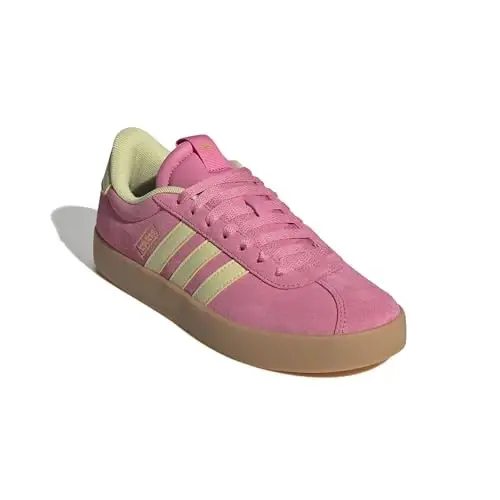 adidas Women's VL Court 3.0 Sneakers | Casual Shoes, Skateboarding-Inspired, Low-Cut, T-Toe, Lace Closure, Lightweight Cushioning, Standard Fit, For Everyday Wear - 4