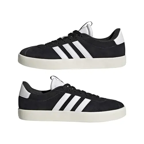 adidas Women's VL Court 3.0 Sneakers | Casual Shoes, Skateboarding-Inspired, Low-Cut, T-Toe, Lace Closure, Lightweight Cushioning, Standard Fit, For Everyday Wear - 6