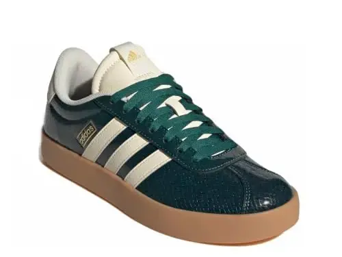 adidas Women's VL Court 3.0 Sneakers | Casual Shoes, Skateboarding-Inspired, Low-Cut, T-Toe, Lace Closure, Lightweight Cushioning, Standard Fit, For Everyday Wear - 1