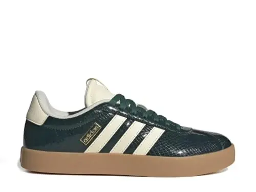 adidas Women's VL Court 3.0 Sneakers | Casual Shoes, Skateboarding-Inspired, Low-Cut, T-Toe, Lace Closure, Lightweight Cushioning, Standard Fit, For Everyday Wear - 4