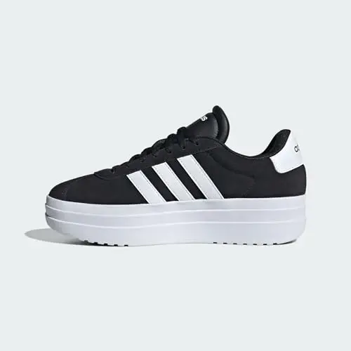 adidas Women's Vl Court Bold Sneaker | Retro court style meets modern comfort with the VL Court Bold Shoe - 4