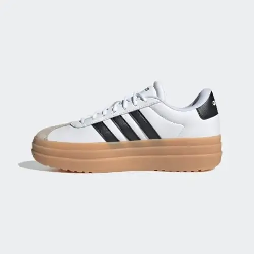 adidas Women's Vl Court Bold Sneaker | Retro court style meets modern comfort with the VL Court Bold Shoe - 4