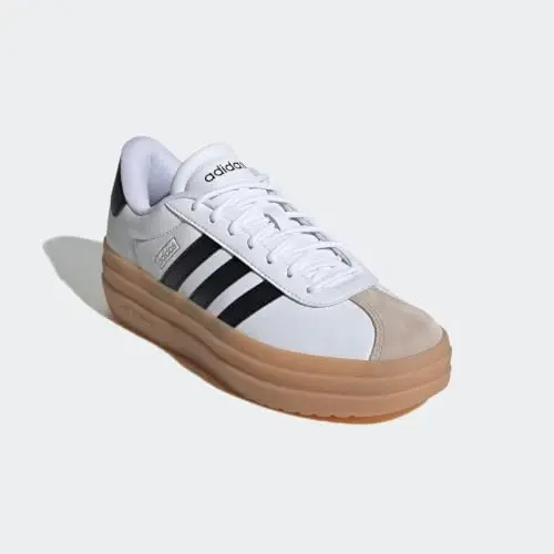 adidas Women's Vl Court Bold Sneaker | Retro court style meets modern comfort with the VL Court Bold Shoe - 5