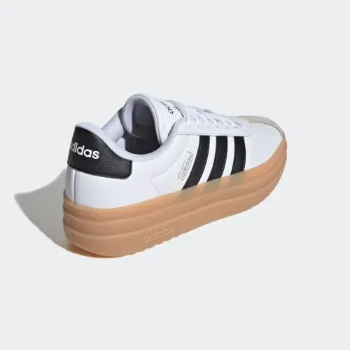 adidas Women's Vl Court Bold Sneaker | Retro court style meets modern comfort with the VL Court Bold Shoe - 6