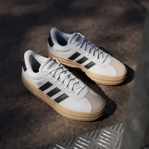 adidas Women's Vl Court Bold Sneaker | Retro court style meets modern comfort with the VL Court Bold Shoe - 3