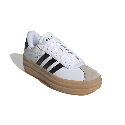 adidas Women's Vl Court Bold Sneaker | Retro court style meets modern comfort with the VL Court Bold Shoe - 5