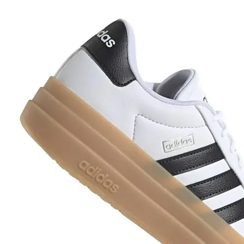 adidas Women's Vl Court Bold Sneaker | Retro court style meets modern comfort with the VL Court Bold Shoe - 6