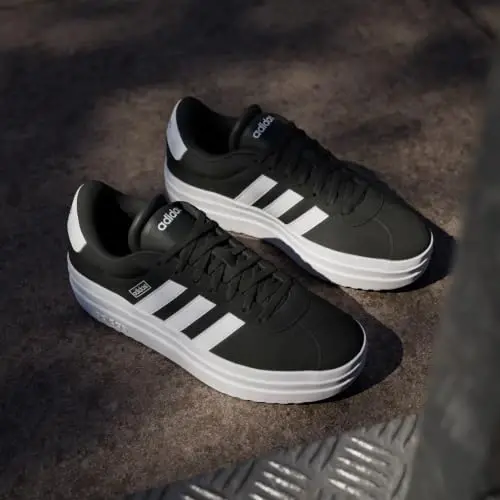 adidas Women's Vl Court Bold Sneaker | Retro court style meets modern comfort with the VL Court Bold Shoe - 3