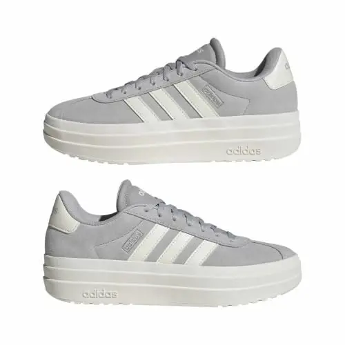 adidas Women's Vl Court Bold Sneaker | Retro court style meets modern comfort with the VL Court Bold Shoe - 6