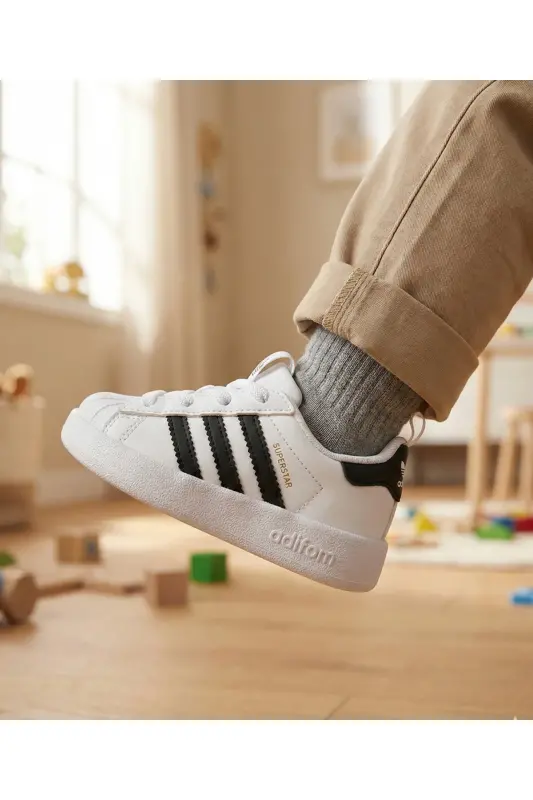 Adifom Superstar 360 I Bebek Günlük Ayakkabı Beyaz-Çok Renkli/3 - ADIDAS