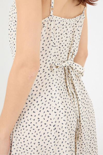 Adjustable Thin Strap Patterned Long Dress E16202-K10 - 3