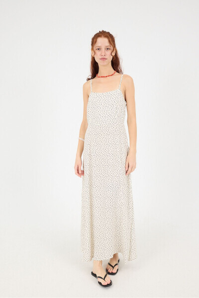 Adjustable Thin Strap Patterned Long Dress E16202-K10 - 5