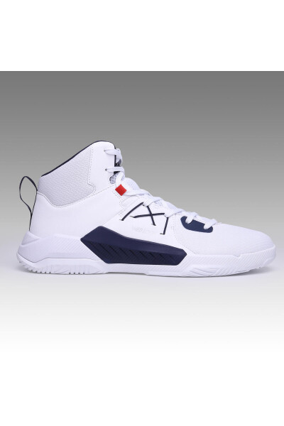 Adult Basketball Shoes - White / Navy - Protect 120 - 13