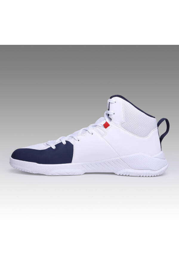 Adult Basketball Shoes - White / Navy - Protect 120 - 17