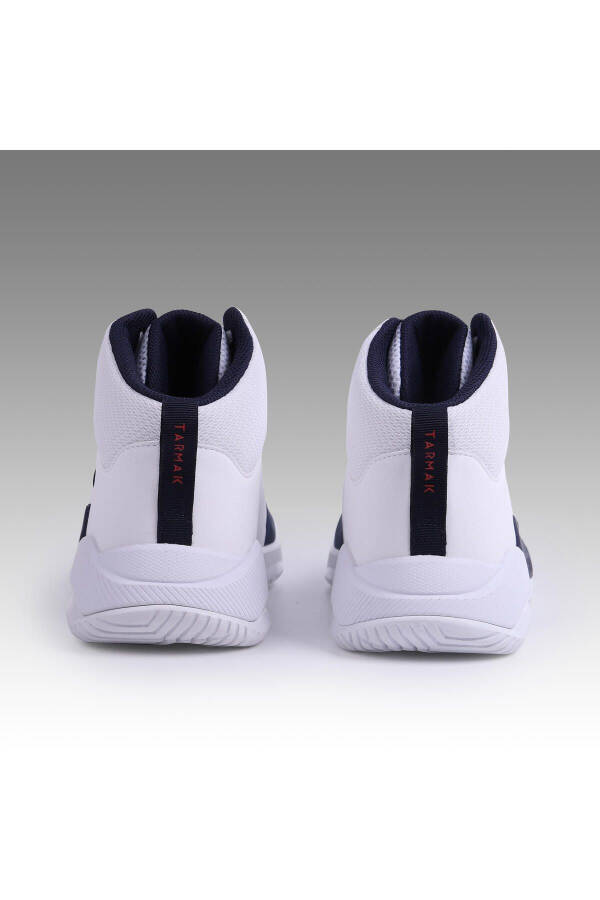 Adult Basketball Shoes - White / Navy - Protect 120 - 7