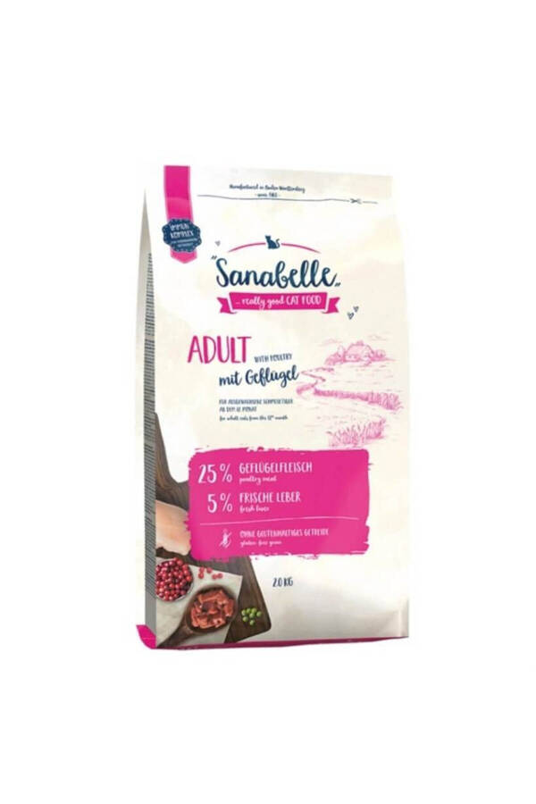 Adult Cat Food 2 Kg (With Poultry) - 2