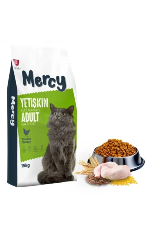 Adult Cat Food with Chicken 15 Kg - MERCY