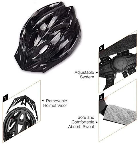 Adult Cycling Bike Helmet, Lightweight Unisex Bike Helmet, Premium Quality Airflow Bike Helmet - 3