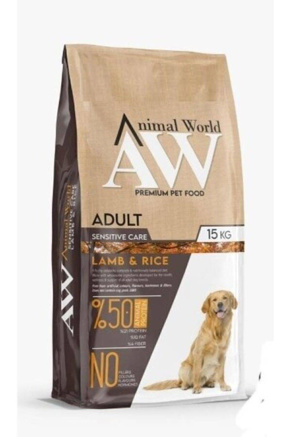 Adult Dog Food with Lamb and Rice 15 Kg - 1