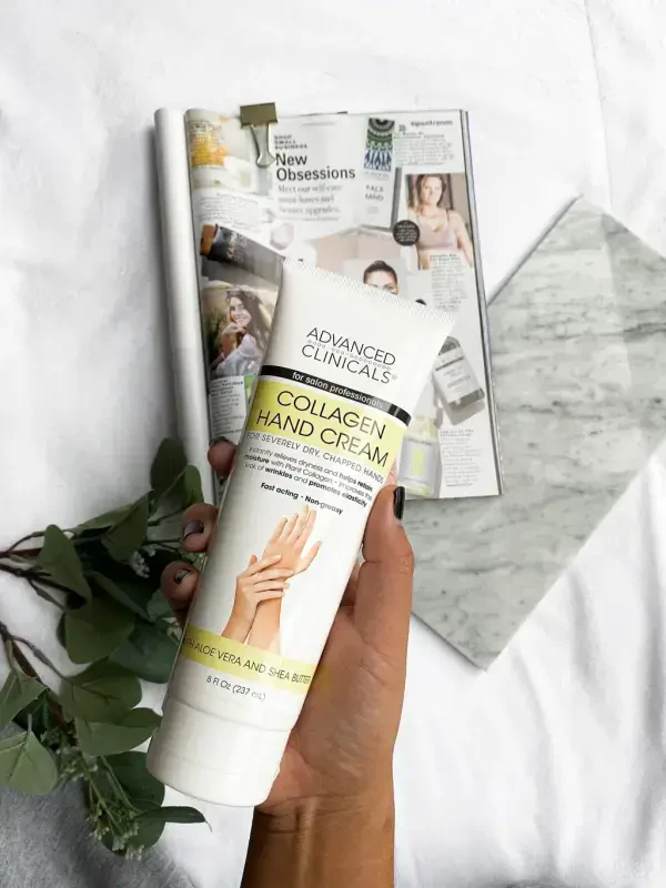 Advanced Clinicals Collagen Hand Cream 8 fl oz - 2