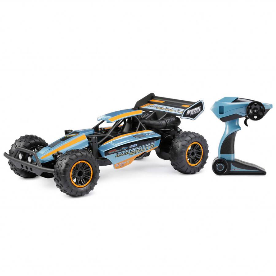 Adventure Force (1: 8) Baja Brute Battery Remote Control Ice Blue Buggy, 60821U Child - 7