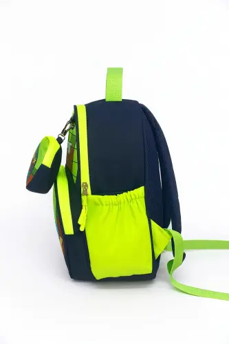 Adventure Mine Creeper Okul Öncesi |Erkek Anaokulu Çantası|Su Geçirmez Mini Okul Çantası-Yeşil - WADDELL (1)