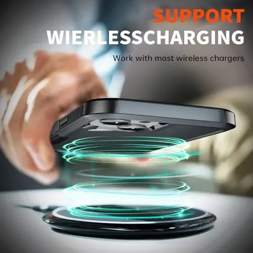 AEDILYS Shockproof for iPhone 15 Case,[15 FT Military Grade Drop Protection],with 2X [Tempered Glass Screen Protector ] with Air Bumpers Full-Body Protective Phone Case, Royal Blue -Navy Blue - 6