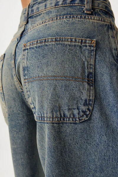 Аёл ўрта мовий ювилган Baggy Jean OK00064 - 7